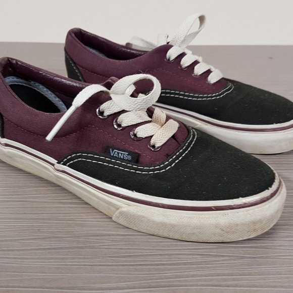 Vans 'Era - Two Tone' Sneaker, Purple & Black Childrens Size 13/30.5 (Ages 8-12) - Picture 3 of 7